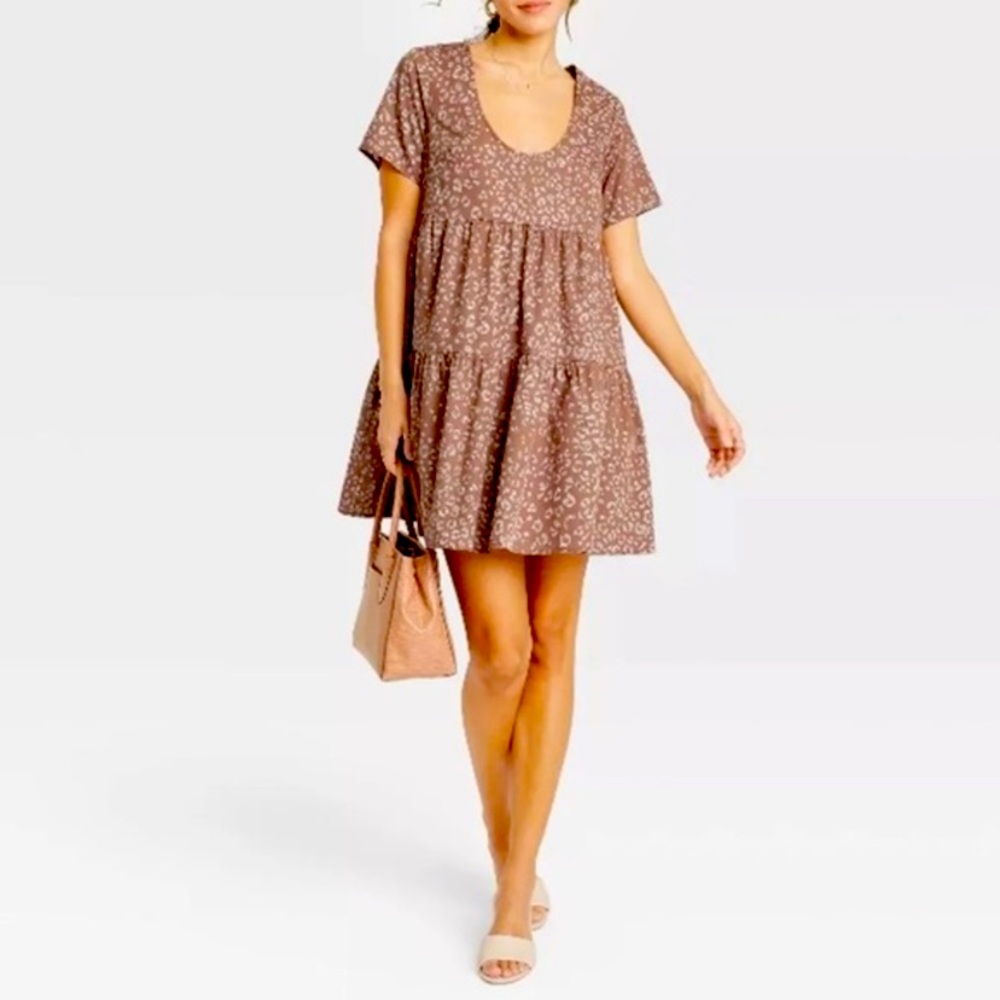 A New Day Printed Swing Dress